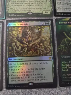 9 Cards Green Foil Magic The Gathering Lot NM - Image 3