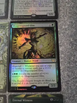 9 Cards Green Foil Magic The Gathering Lot NM - Image 4