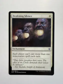 Deafening Silence 10 MTG Throne of Eldraine - Image 1