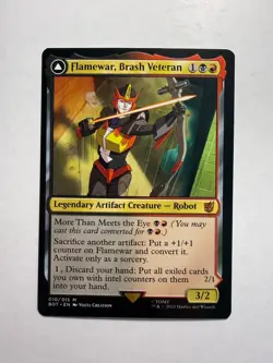 Flamewar, Brash Veteran 10 MTG Universes Beyond: Transformers - Image 1