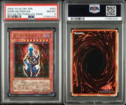 Yu-Gi-Oh! Yugioh Japanese PSA8 Dark Necrofear DL3-097 Ultra Parallel - Image 1