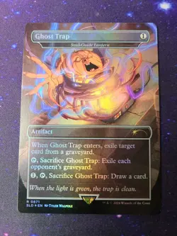 MTG Ghost Trap Soul-Guide Lantern Rainbow FOIL Ghostbusters Secret Lair Drop 871 - Image 2