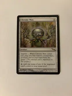 Magic: The Gathering Chrome Mox Mirrodin Artifact Rare MTG English Wizards - Image 1