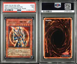 Yugioh PSA7 Black Luster Soldier Envoy of the Beginning 306-025 Ultra Parallel - Image 1