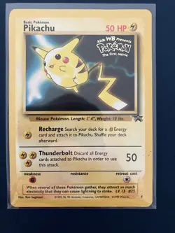 Pokemon Kids WB The First Movie Promo Card Lot Cards with Damage - Image 4