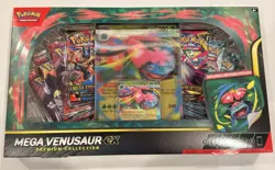 Pokemon Mega Venusaur EX Premium Collection Trading Card Game Box Promo Booster - Image 1