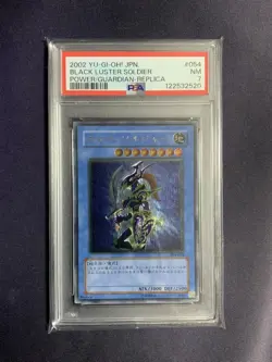 Yugioh PSA7 Black Luster Soldier Ultimate Rare Japanese Yu-Gi-Oh! - Image 1