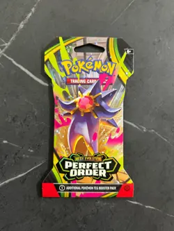 (VERY HEAVY)🔥 32.27g Pokemon Perfect Order Sleeved Booster Pack Factory Sealed✅ - Image 2