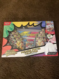 Pokemon TCG Ascended Heroes Premium Poster Collection Mega Gardevoir EX SEALED - Image 1