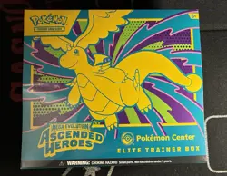 *Rips/Tears in Seal* Pokemon Center Ascended Heroes Elite Trainer Box New - Image 1