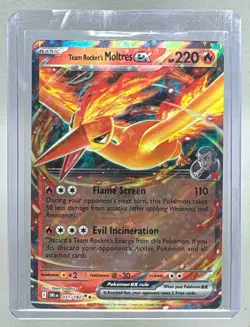 Team Rocket's Moltres ex 2025 Pokemon Destined Rivals #031 - Image 1