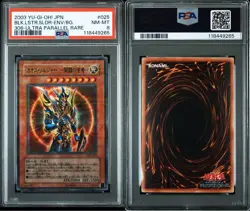 Yugioh PSA8 Black Luster Soldier Envoy of the Beginning 306-025 Ultra Parallel - Image 1