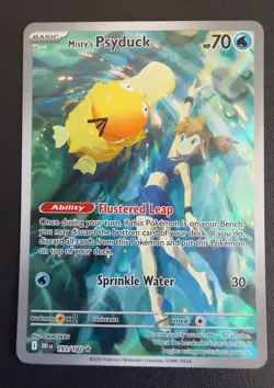 Pokemon Misty's Psyduck 193/182 Sv10: Destined Rivals Full Art Holo Rare - Image 2