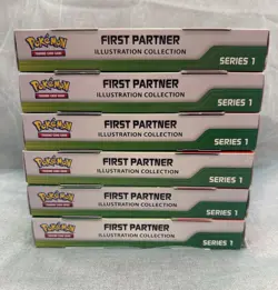 Pokemon First Partner Illustration Collection Series 1 - Lot Of 6 Boxes - Image 4