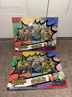 Pokemon Ascended Heroes First Partners Deluxe Pin Collection Box - Lot of 2 - Image 2