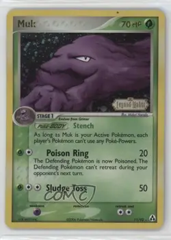 Muk Reverse Foil Pokemon EX Legend Maker #11 2006 - Image 1