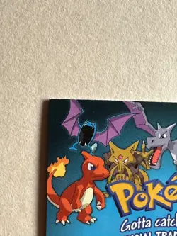 Pokemon Topps Movie Animation Edition Blue Logo Checklist - Image 2