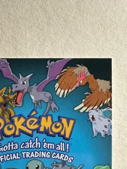 Pokemon Topps Movie Animation Edition Blue Logo Checklist - Image 3