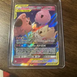 Pokemon TCG Tag Team Togepi Cleffa Igglybuff GX Cosmic Eclipse Card 143/236 - Image 1