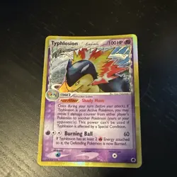 Pokemon Typhlosion Delta Species Dragon Frontiers 12/101 100HP Holo Rare English - Image 1