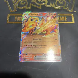 Pokemon TCG Charizard ex SVP 161 Ultra Rare Scarlet & Violet Black Star Promo NM - Image 1