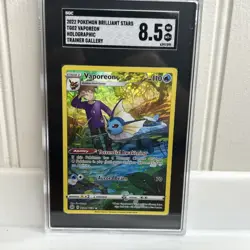 Pokemon TCG Vaporeon Sword & Shield: Brilliant Stars TG02/TG30 Holo Secret Rare - Image 1
