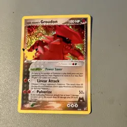 Pokemon TCG Team Magma's Groudon 9/95 Team Magma vs Aqua Stamped Holo Rare 100 … - Image 1