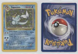 Vaporeon Holo Pokemon Jungle #12 1999 - Image 3
