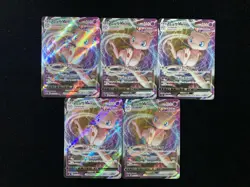 2021 Pokemon TCG Japanese S8 040/100 S12a 054/172 RRR Mew VMax Lot*5 IG93 - Image 1