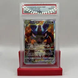 2023 Pokemon SW&SH BSP CROWN ZENITH ETB #291 LUCARIO VSTAR FA Promo | PSA 10 - Image 3