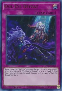 MP20-EN242 Evil Eye Defeat Ultra Rare 1st Edition Near Mint YuGiOh TCG - Image 1