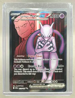 Team Rocket's Mewtwo ex 2025 Pokemon Destined Rivals #213 - Image 1