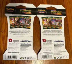 X2 Pokemon TCG: Sword & Shield - Evolving Skies Sleeved Booster Pack - Image 2