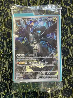 Pokemon N's Zekrom Promo Full Art Mega Evolution 003 SEALED - Image 1