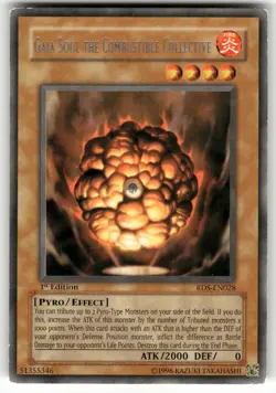 Gaia Soul the Combustible Collective Rise of Destiny Rare Yugioh Lightly played - Image 1