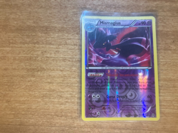 Pokemon Card Mismagius 66/162 Ultra Rare Reverse Holo XY BREAKthrough 2015 NM - Image 1