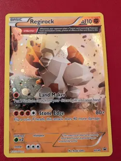 Regirock XY49 Holo Promo Pokemon Card Near Mint Condition - Image 1