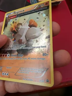 Regirock XY49 Holo Promo Pokemon Card Near Mint Condition - Image 3