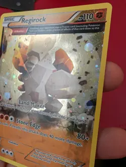 Regirock XY49 Holo Promo Pokemon Card Near Mint Condition - Image 4