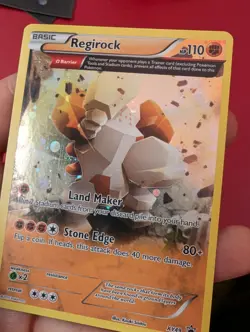 Regirock XY49 Holo Promo Pokemon Card Near Mint Condition - Image 5