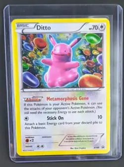 Pokemon TCG Ditto XY40 Holo Black Star Promos Card Near Mint 2015 - Image 1