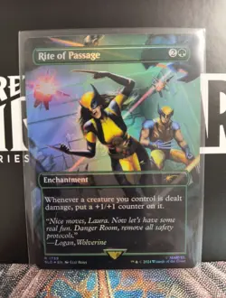 Rite of Passage Rainbow Foil Card Secret Lair MTG Magic the Gathering - Image 1