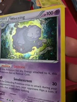 Weezing XY163 Holo Promo Pokemon Card Near Mint Condition - Image 3