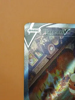 Pokemon Sword & Shield Flareon V Promo Card SWSH 180 Collection Box - Image 5