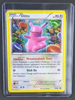 Pokemon TCG Ditto XY40 Holo Black Star Promos Card Near Mint 2015 - Image 1