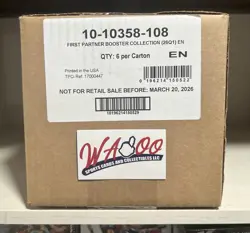 Pokemon TCG: First Partner Illustration Series 1 Collection 6x Box Sealed Case - Image 1