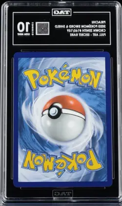 Pokemon Pikachu Full Art Secret Rare Holo Crown Zenith 160/159 TAG 10 GEM MINT - Image 2