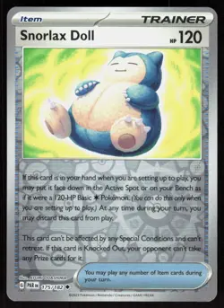 Snorlax Doll 175/182 Uncommon Paradox Rift Pokemon Reverse Holo Near Mint - Image 1