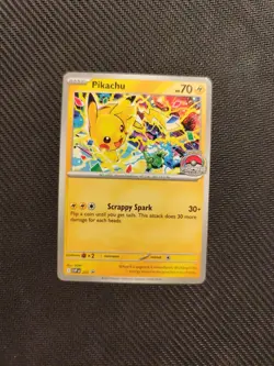 2025 World Championships Pikachu SVP 225 Pokemon card tcg Promo english nm 151 - Image 2