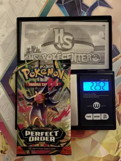 VERY HEAVY! 🔥22.52g Pokemon TCG Perfect Order Booster Pack Factory Sealed ✅ - Image 1